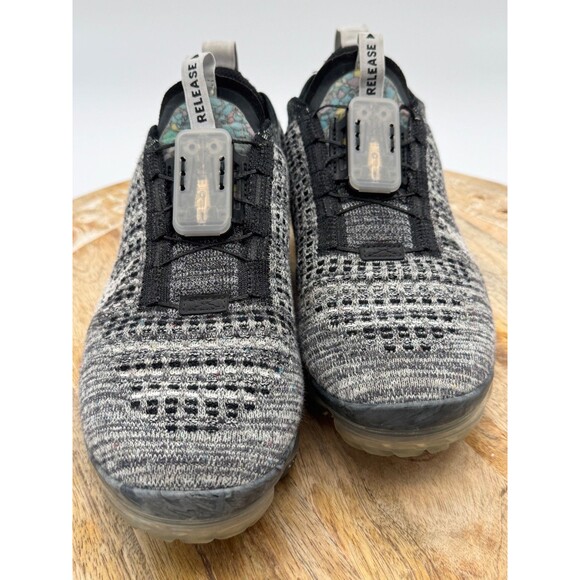 Nike Air Vapormax 2020 Flyknit OREO GS Black/gray Fog CJ4069-004 5.5Y Women’s 7 - Picture 2 of 8